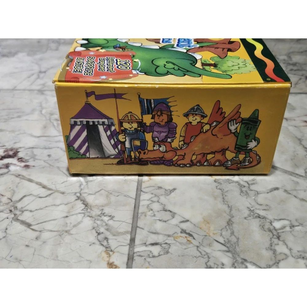 NOS 1999 Crayola Wizards Giant Box of 120 Crayons Set COMPLETE Rare Hard To Find
